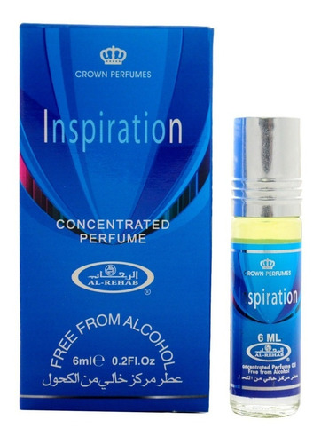 1x Inspiration Perfume Árabe Al Rehab Roll On 6ml  Original 