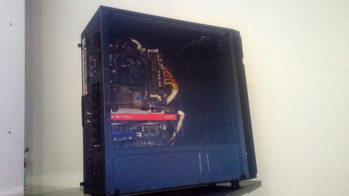 Cpu Gamer Amd Quad Core 3.2-3.5ghz + 4gb Ram E R7750 Blacke