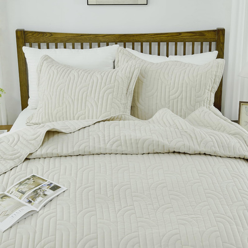 Juego De Colcha Queen Size Cozystitch - Colcha Queen De