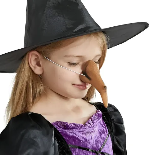 Nariz Falsa De Bruja De Halloween – Realista Y Transpirable – Accesorio Perfecto Para Disfraces, Fiestas Y Teatro