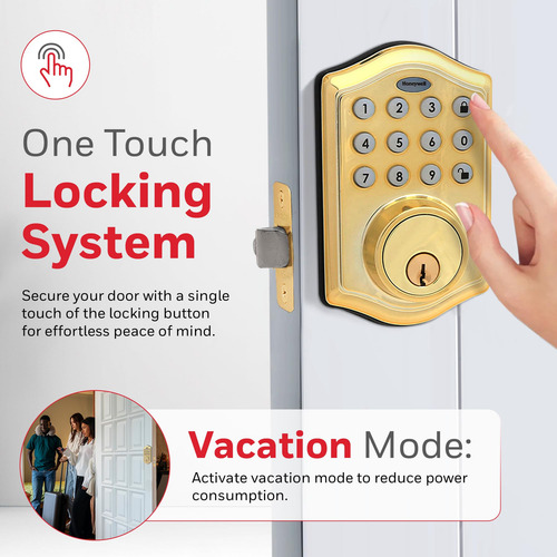 Cerradura Electrónica Inteligente Honeywell Para Puerta De E