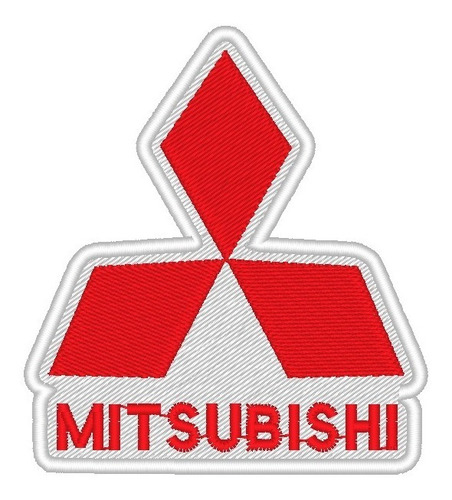 Parche Bordado Mitsubishi 8x8.5 Cm 