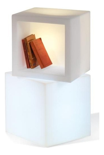 Cubo Led Ideal Estante Blanco Luz Incluye Lampara