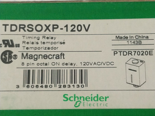 Timer Schneider Tdrsoxp - 120v