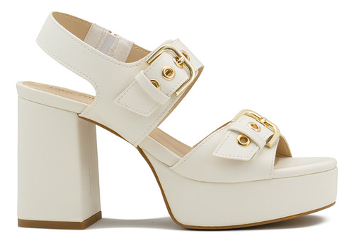 Zapatilla Elegante Para Mujer Formal Oficina Color Latte
