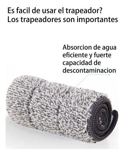 Trapeador Microfibra Fregona Plana Limpieza Total Mop