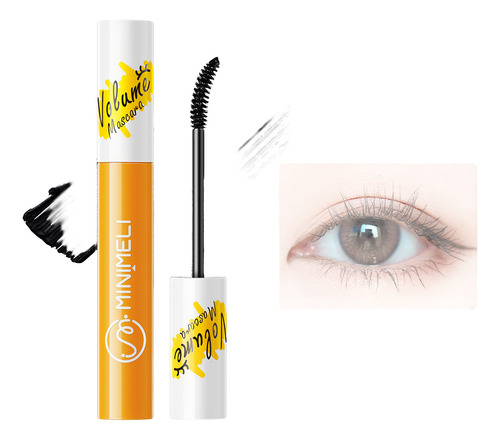 Minimeli Mascara Para Pestañas Voluminizadora Efecto Lash Color Negro
