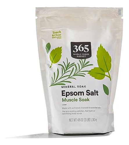 Sal De Baño 365 By Whole Foods Market, Remojo Muscular Con S