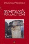Libro Deontología Para Arquitectos De Antonio García Valcarc