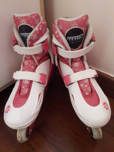 Patines En Línea De Ruedas Ajustable Fffast Para Niñas