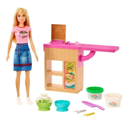 Barbie Chef De Pasta Con Plastilina Original Mattel