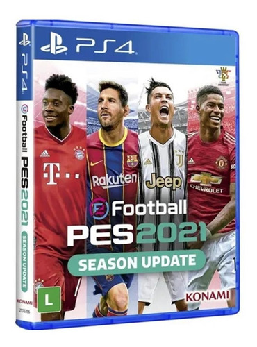 Pes 2021 Pes 21 Ps4 Mídia Física Lacrado Novo Português F.
