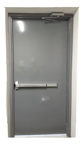 Puerta con barra sale
