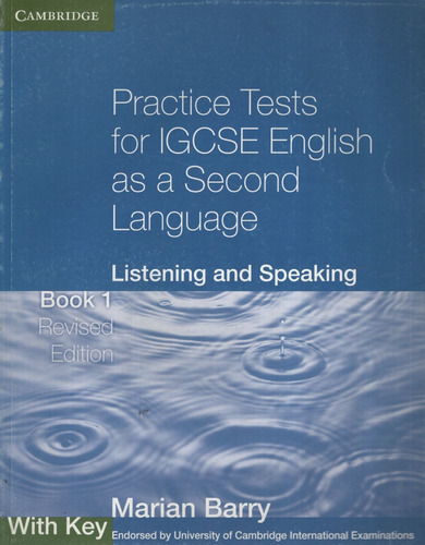 Practice Tests For Igcse English As A Second Language - Bo 