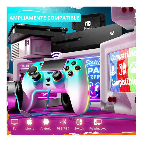 Joystick Compatible Ps4 Ps3 Switch Android Pc Ios