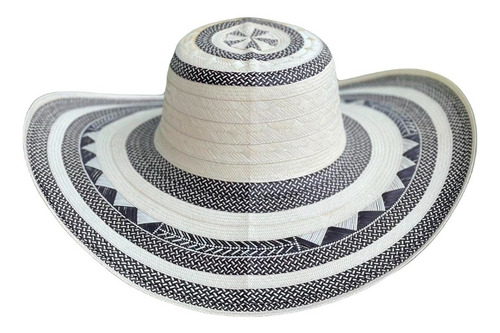 Sombrero 23 Fibras Exclusivo Blanco Original A Mano