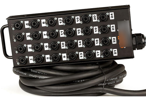 Medusa de 24 vĂas con conectores combinados, 60 metros