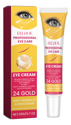 Crema Hidratante Antiarrugas Para Ojos, Oro De 24 Quilates,
