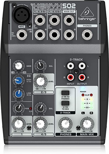 Mixer Consola Behringer Xenyx 502 Mezclador Audio Behringer