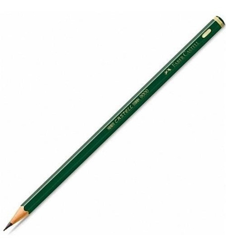 Caixa 24 Lápis Grafite Escuro Técnico 9000 6b Faber-castell