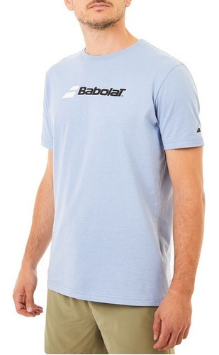 Remera Babolat Logo Air Padel Tenis Algodón Hombre Deportiva