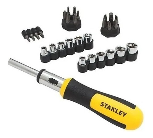 Chave Catraca Bits Com Soquetes 29 Pcs Stht54925-840 Stanley