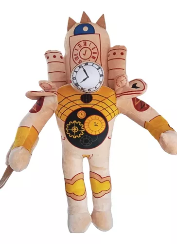 Peluche Clockman Titán Hombre Reloj Skibidi 52cm Premium