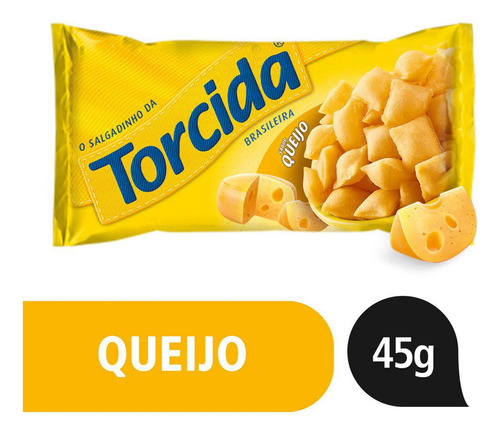 Salgadinho de Trigo Torcida Jr. queijo 45 g