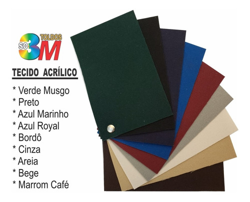 Imagem 6 de 7 de Toldo Articulado Motor Tecido Areia 423,cm X 250,cm Avanço