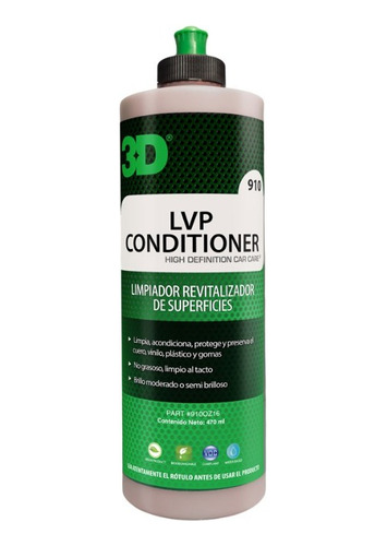 3d Lvp Conditioner - Limpiador Acondicionador De Cuero