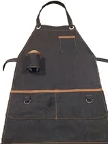 Comprar Mandil Parrillero Grill Con Porta-cerveza Cal Premium Piel