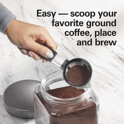 Cafetera Scoop Hamilton Beach Fácil Uso Una Porción Renewed (Reacondicionado)