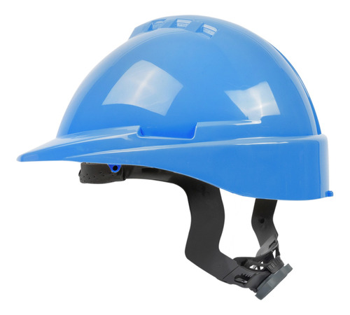 Casco Milenium Class Azul Arnes Plastico C/ Cremallera Libus