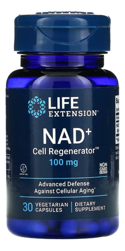 Life Extension, Nad+ 100mg, 30 Cápsulas, Regenerador Celular