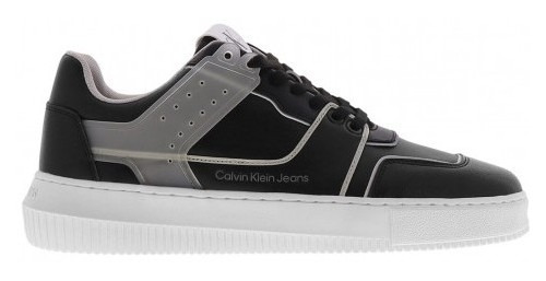 Tenis Calvin Klein Ym0y M00425 0gk Black/white Seamus 7l  25