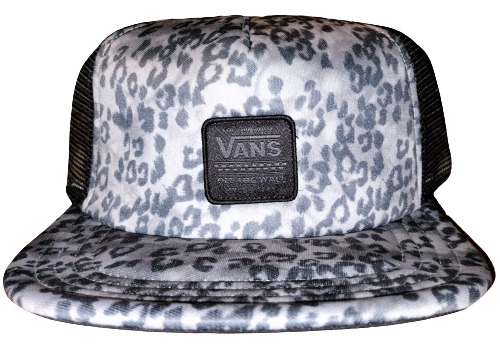 Gorra Vans Dama Sidewall Tru Animal Print Original Snapback