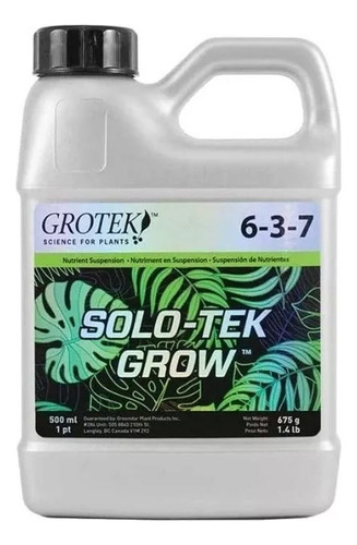 Solo Tek Grow 500ml (crecimiento) - Grotek
