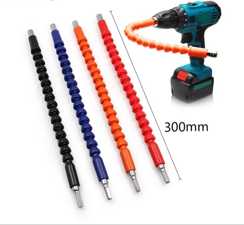 Imagen 1 de 6 de Extensión Flexible P/ Taladro O Atornillador Eléctrico 30cm