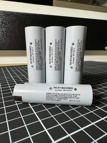 4 Baterías De Litio 18650 Panasonic Recargable 3200mah 3.7v