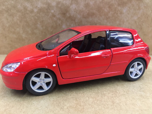Miniatura Peugeot 307 Vermelho 2001