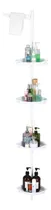 Comprar Esquinero Organizador Baño 4 Repisa Ajustable Ducha Multiuso