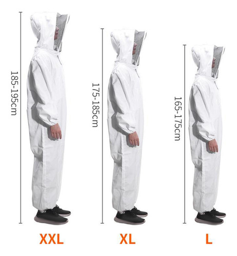Fato Protetor De Apicultura, Macacão De Luvas De Lona Xl