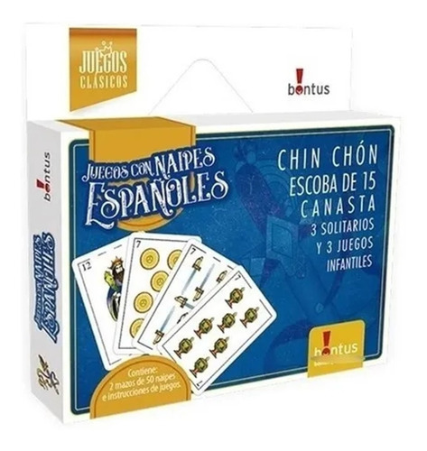 Juego Con Naipes Españoles Cartas Bontus - Sharif Express