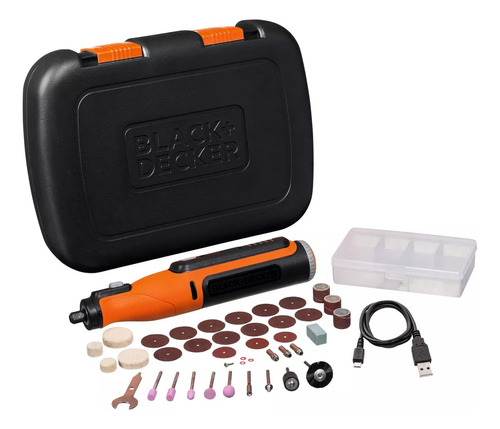 Multiherramienta Rotativa Black And Decker 8v + 35 Accesorio