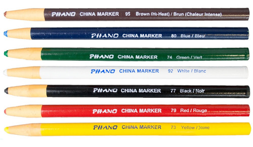Imagen 7 de 9 de Lapiz De Cera Dixon Phano Dermatografico Marcador X60 Unid