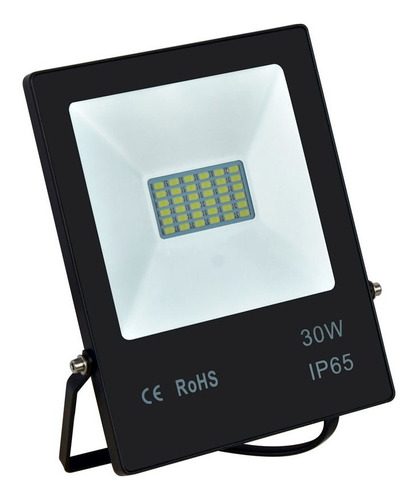 Refletor Eco Led Externo Smd Ip66 30w 6500k Br Biv Up Led