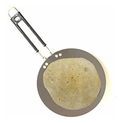 Roti Tawa Anodizado Duro Con Mango De Acero Chapati Tawa De
