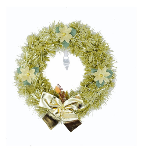 Corona Navidad 30 Cm Decorada #668