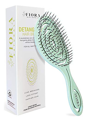 Fiora Naturals Hair Detangling Brush -100% Bio-friendly Deta