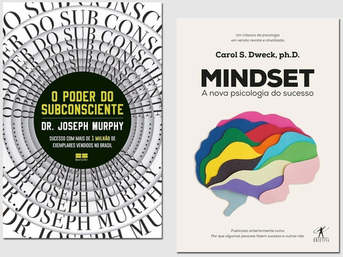 Livro - Mindset + O Poder Do Subconsciente Envio Rápido